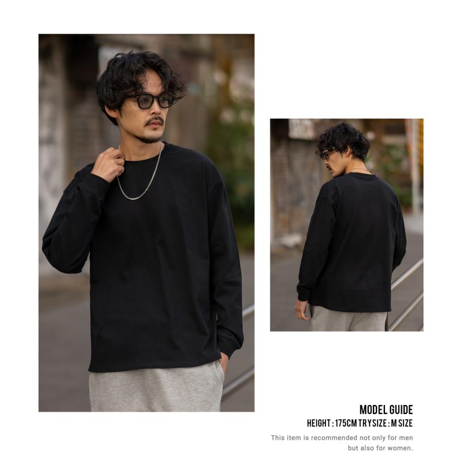 Tシャツ メンズ SIDEWAY STANCE サイドウェイスタンス 無地 ロンT カットソー 大きめ アメカジ カジュアル スケーター ストリート 古着MIX 韓国ファッション | improves | 04