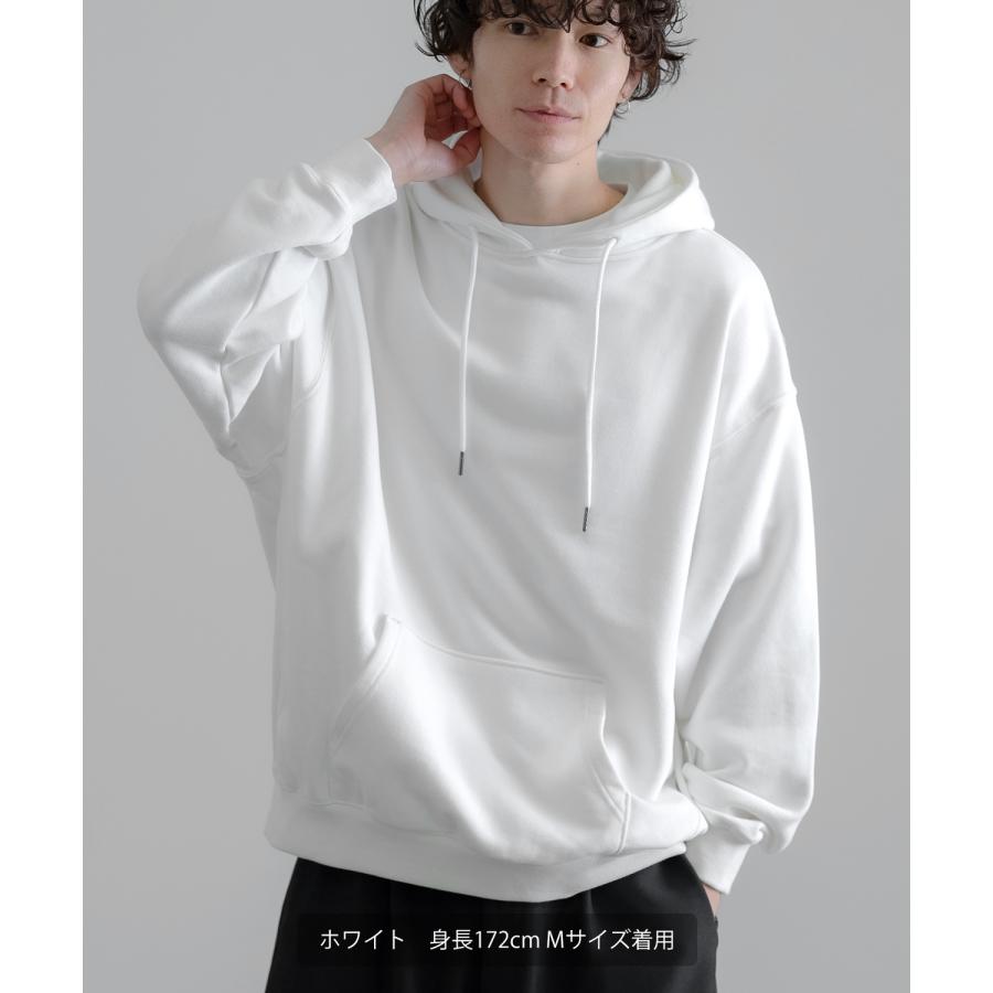 パーカー メンズ レディース SIDEWAY STANCE サイドウェイスタンス 無地 裏毛 スウェット プルオーバー フーディー 大きめ アメカジ スケーター ストリート | improves | 04