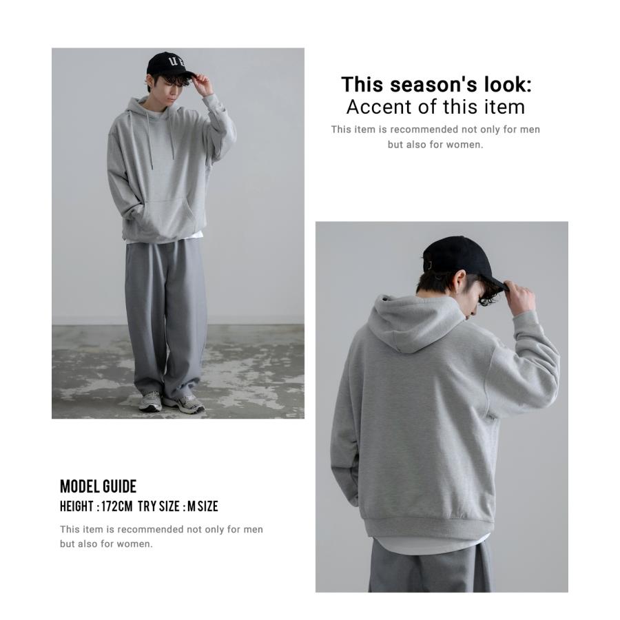 パーカー メンズ レディース SIDEWAY STANCE サイドウェイスタンス 無地 裏毛 スウェット プルオーバー フーディー 大きめ アメカジ スケーター ストリート | improves | 08