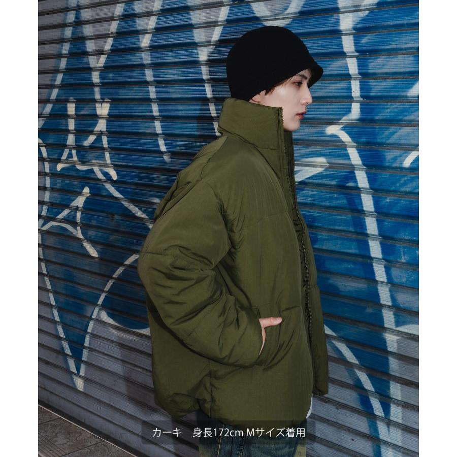 ダウンジャケット メンズ SIDEWAY STANCE サイドウェイスタンス エコダウン ブルゾン ジャンパー ワンポイント 防風 撥水 防寒 アウトドア ストリート | improves | 17