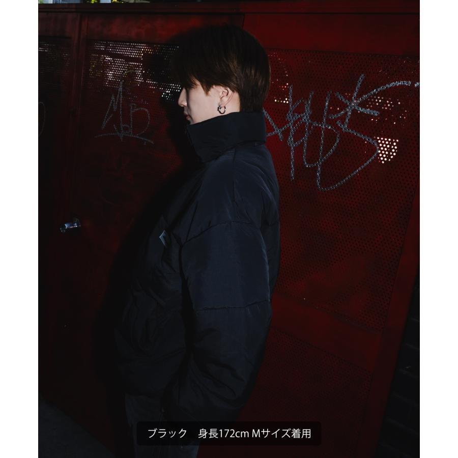 ダウンジャケット メンズ SIDEWAY STANCE サイドウェイスタンス エコダウン ブルゾン ジャンパー ワンポイント 防風 撥水 防寒 アウトドア ストリート | improves | 06