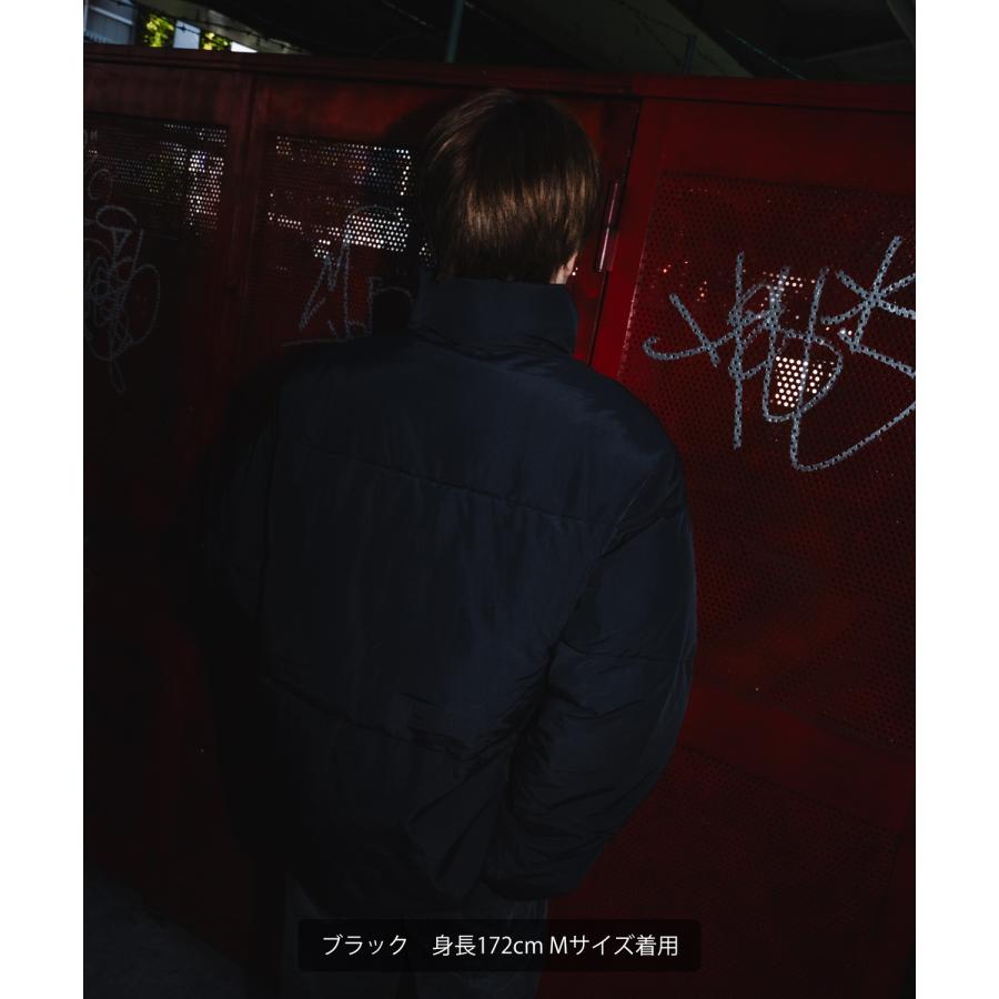 ダウンジャケット メンズ SIDEWAY STANCE サイドウェイスタンス エコダウン ブルゾン ジャンパー ワンポイント 防風 撥水 防寒 アウトドア ストリート | improves | 07