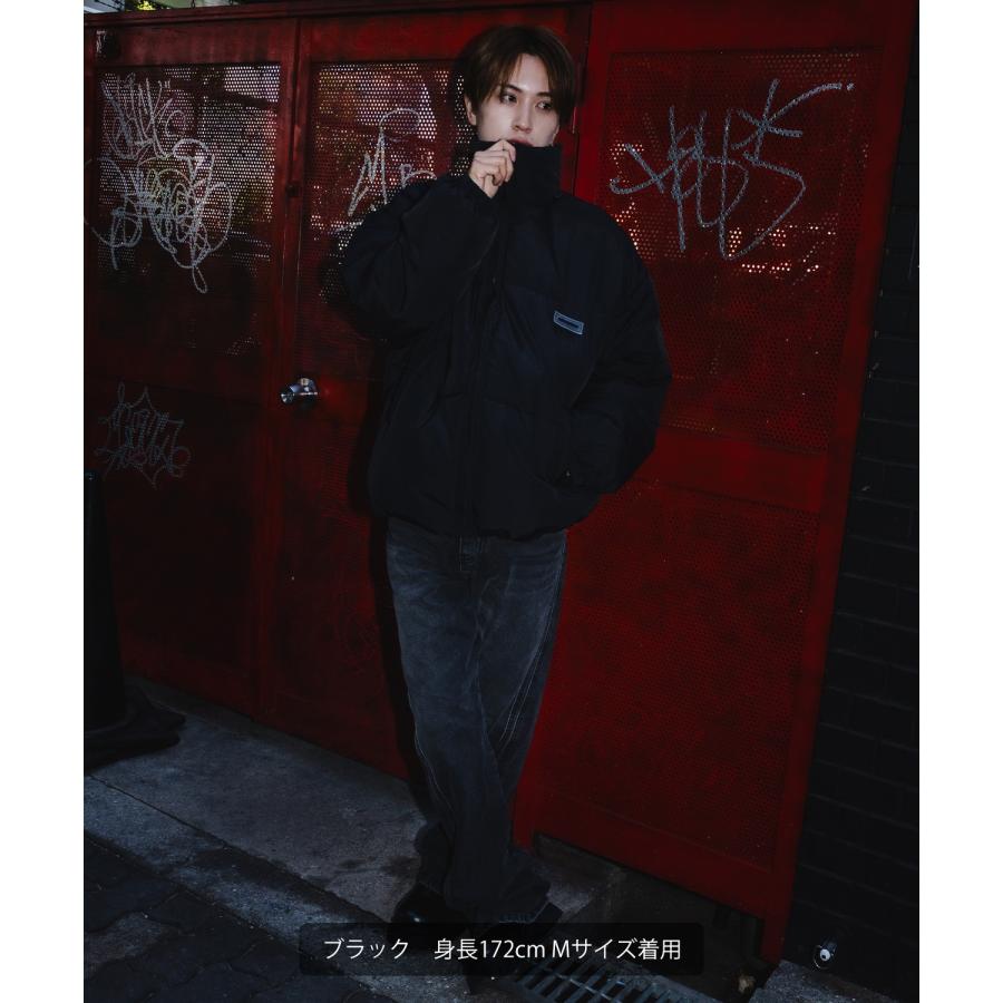 ダウンジャケット メンズ SIDEWAY STANCE サイドウェイスタンス エコダウン ブルゾン ジャンパー ワンポイント 防風 撥水 防寒 アウトドア ストリート | improves | 09