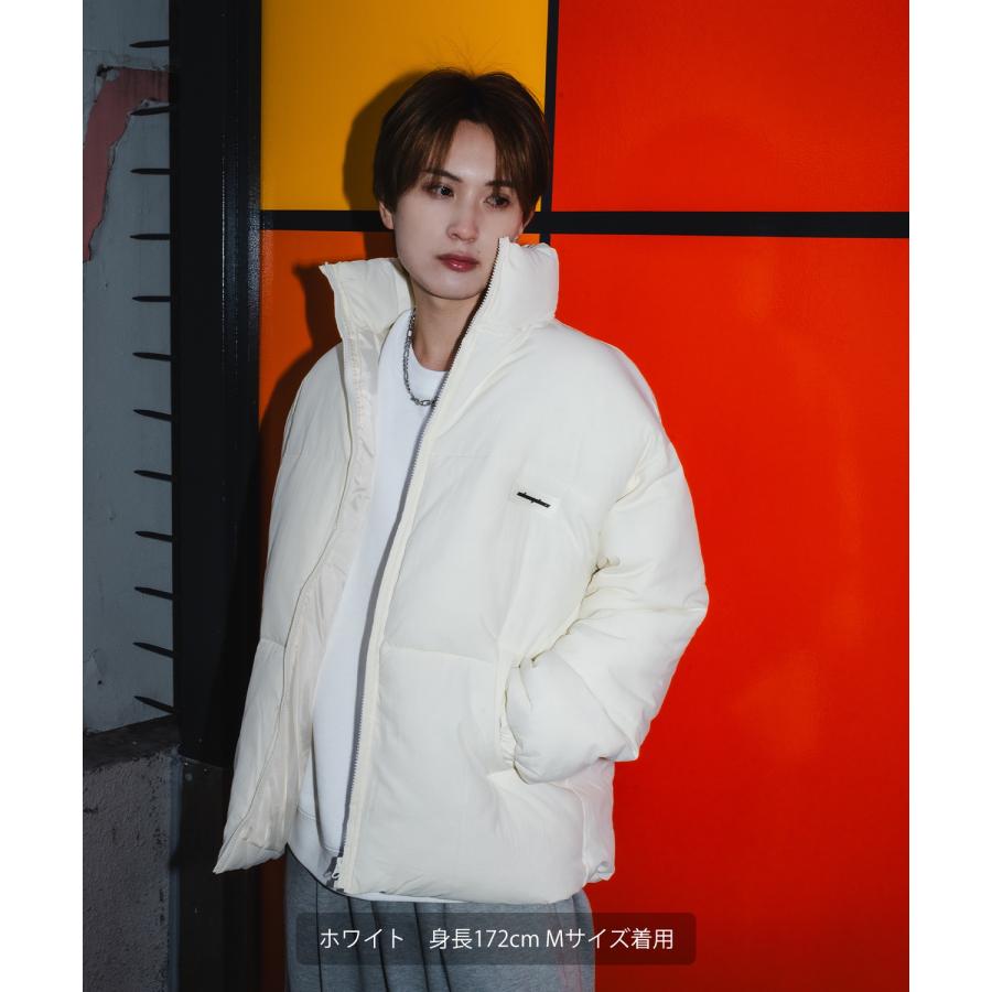 ダウンジャケット メンズ SIDEWAY STANCE サイドウェイスタンス エコダウン ブルゾン ジャンパー ワンポイント 防風 撥水 防寒 アウトドア ストリート | improves | 10