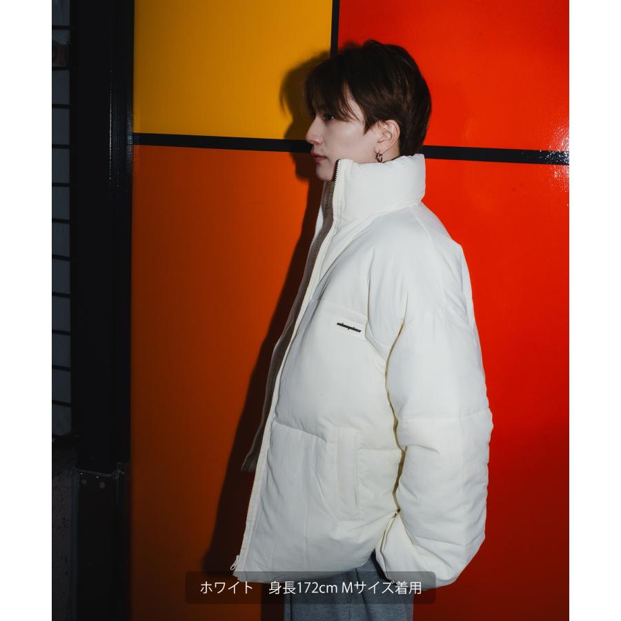 ダウンジャケット メンズ SIDEWAY STANCE サイドウェイスタンス エコダウン ブルゾン ジャンパー ワンポイント 防風 撥水 防寒 アウトドア ストリート | improves | 11