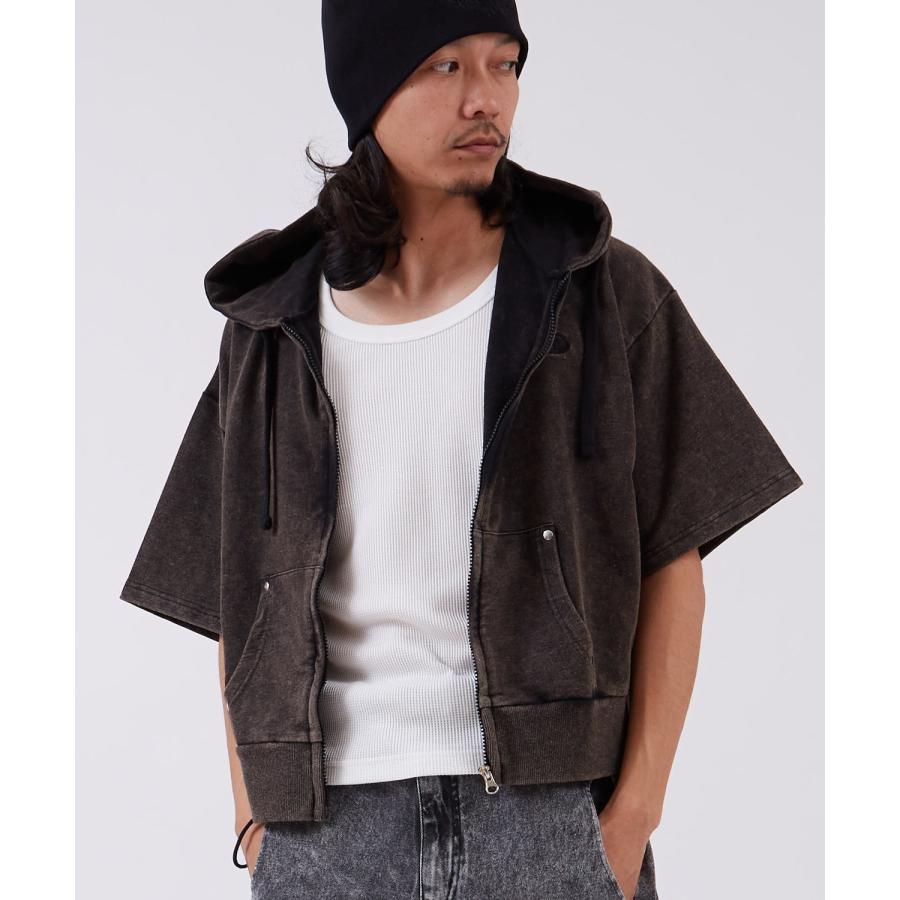 半袖シャツ メンズ サイドウェイスタンス ビッグシルエット ピグメント カットソー 半袖T アメカジ カジュアル スケーター ストリート 古着MIX 韓国ファッション | improves