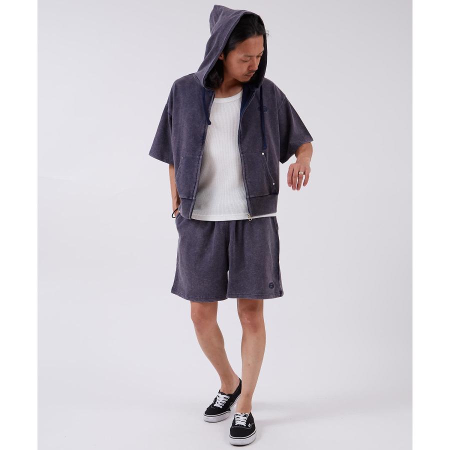 半袖シャツ メンズ サイドウェイスタンス ビッグシルエット ピグメント カットソー 半袖T アメカジ カジュアル スケーター ストリート 古着MIX 韓国ファッション | improves | 13