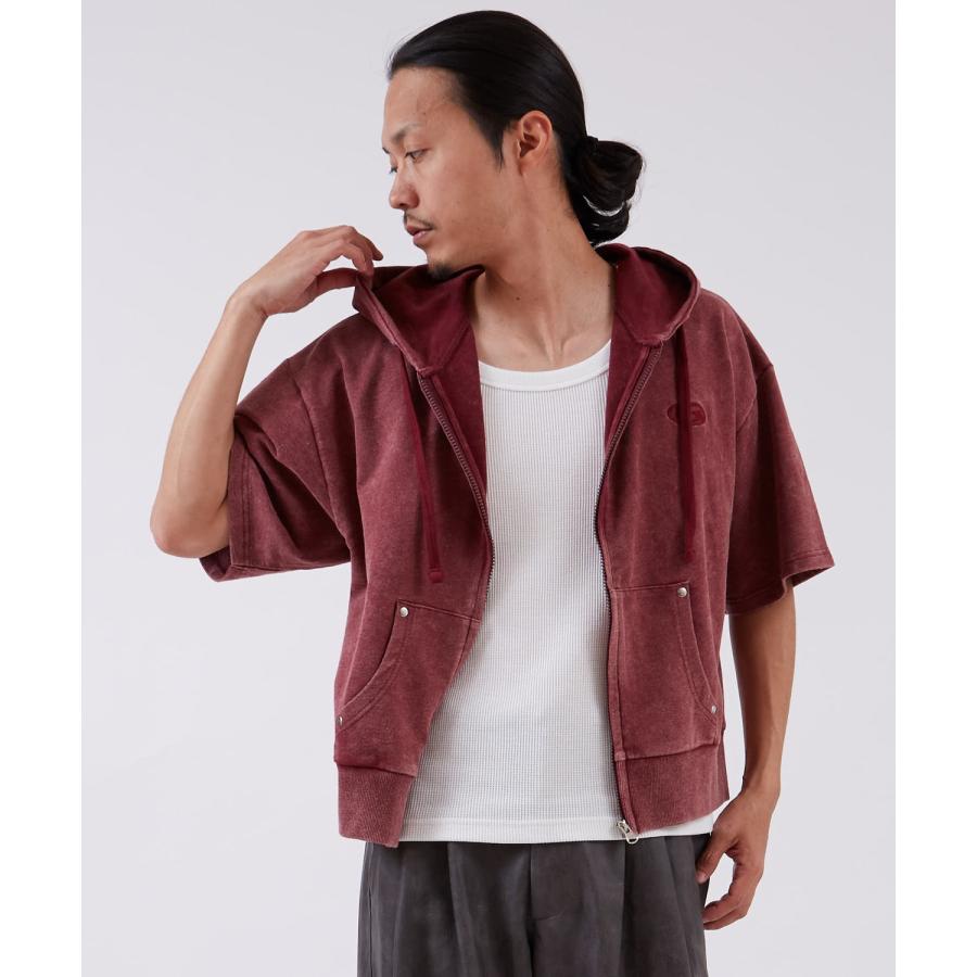 半袖シャツ メンズ サイドウェイスタンス ビッグシルエット ピグメント カットソー 半袖T アメカジ カジュアル スケーター ストリート 古着MIX 韓国ファッション | improves | 14