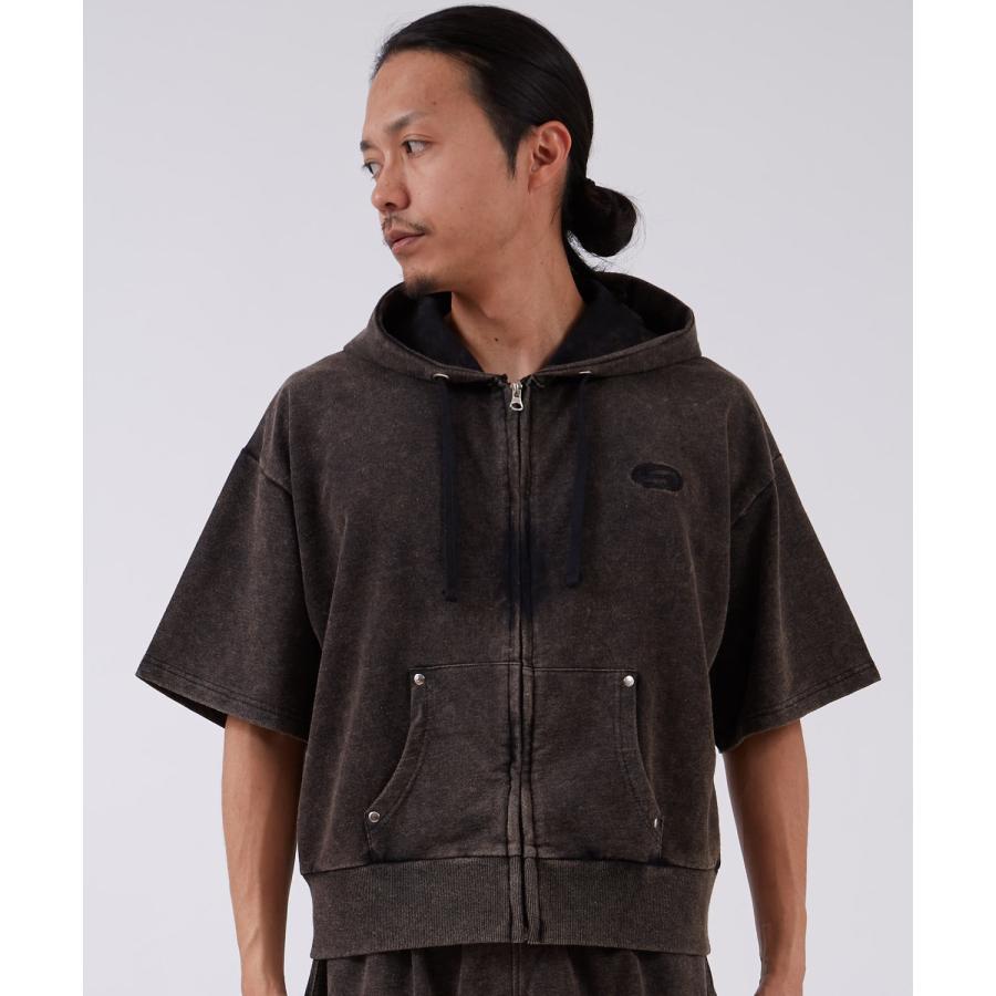 半袖シャツ メンズ サイドウェイスタンス ビッグシルエット ピグメント カットソー 半袖T アメカジ カジュアル スケーター ストリート 古着MIX 韓国ファッション | improves | 06