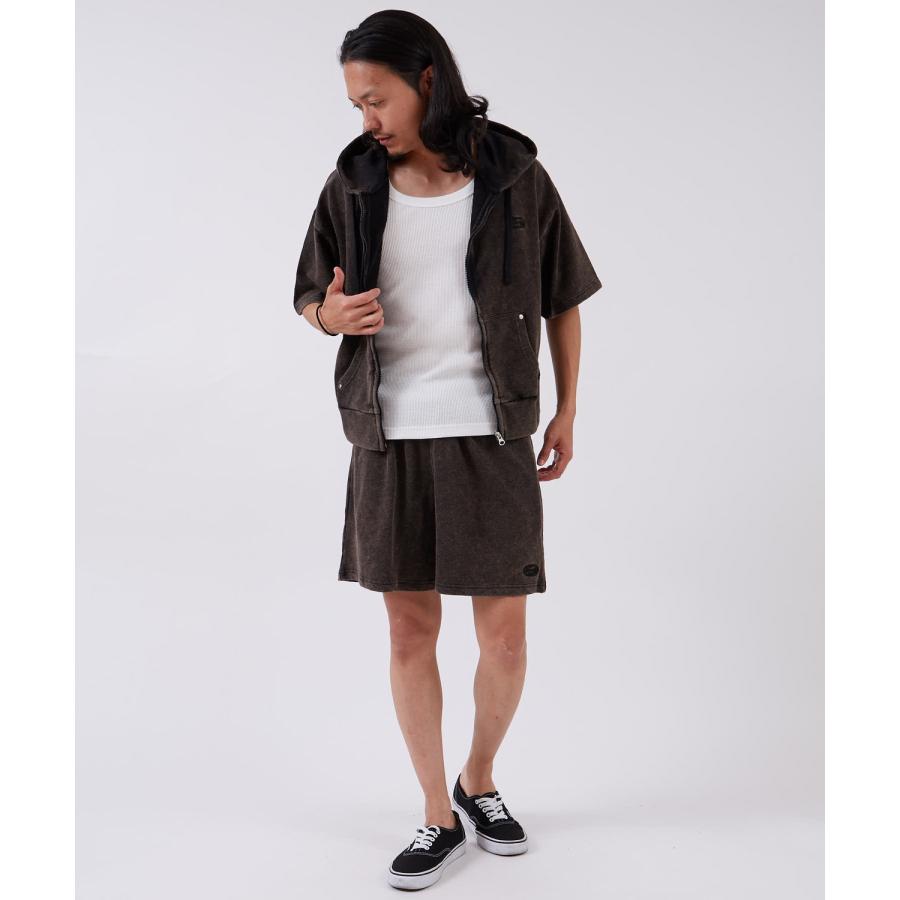 半袖シャツ メンズ サイドウェイスタンス ビッグシルエット ピグメント カットソー 半袖T アメカジ カジュアル スケーター ストリート 古着MIX 韓国ファッション | improves | 08