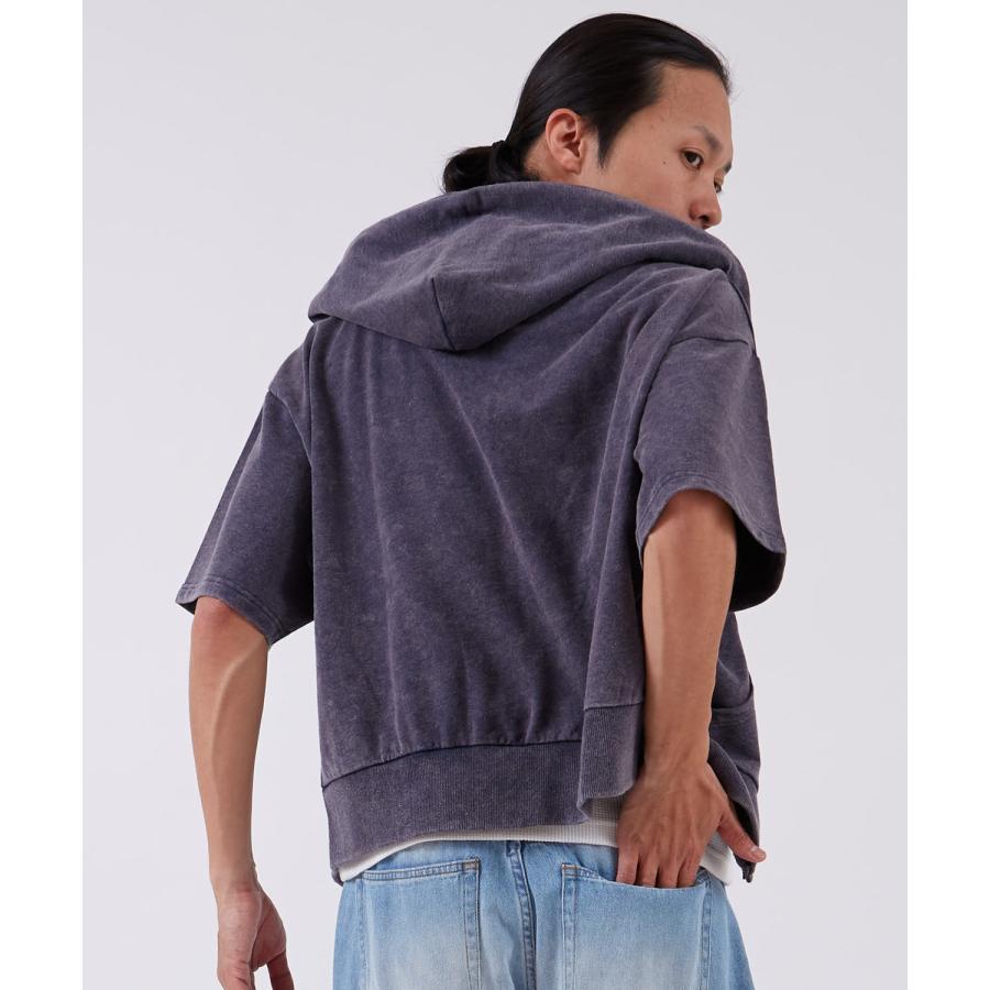 半袖シャツ メンズ サイドウェイスタンス ビッグシルエット ピグメント カットソー 半袖T アメカジ カジュアル スケーター ストリート 古着MIX 韓国ファッション | improves | 11