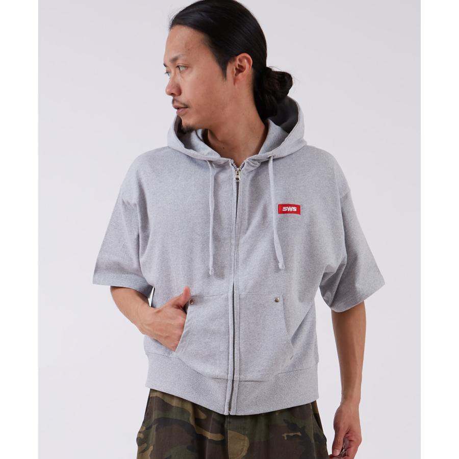 半袖シャツ メンズ サイドウェイスタンス ビッグシルエット 裏毛 カットソー 半袖T アメカジ カジュアル スケーター ストリート 古着MIX 韓国ファッション | improves | 13