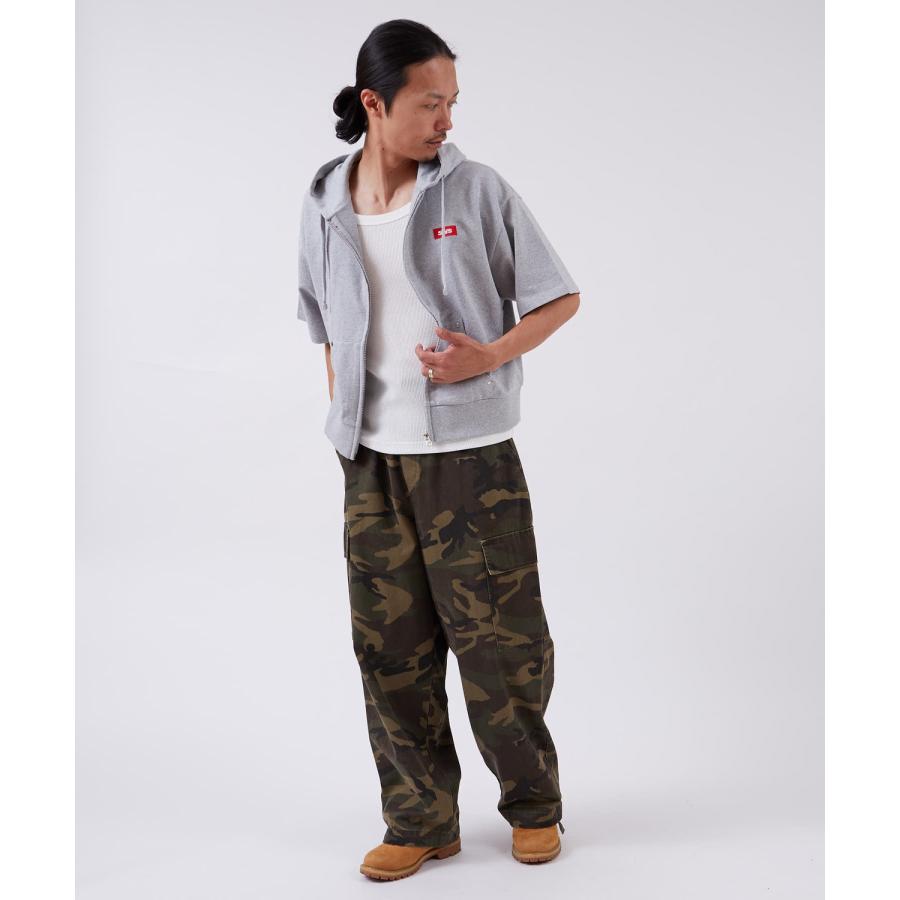 半袖シャツ メンズ サイドウェイスタンス ビッグシルエット 裏毛 カットソー 半袖T アメカジ カジュアル スケーター ストリート 古着MIX 韓国ファッション | improves | 14