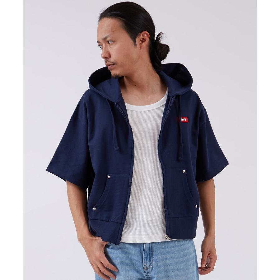 半袖シャツ メンズ サイドウェイスタンス ビッグシルエット 裏毛 カットソー 半袖T アメカジ カジュアル スケーター ストリート 古着MIX 韓国ファッション | improves | 16