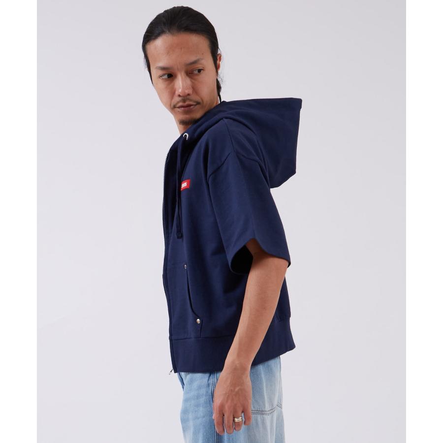 半袖シャツ メンズ サイドウェイスタンス ビッグシルエット 裏毛 カットソー 半袖T アメカジ カジュアル スケーター ストリート 古着MIX 韓国ファッション | improves | 17