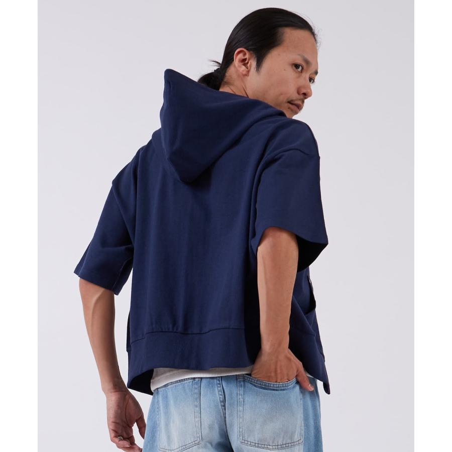 半袖シャツ メンズ サイドウェイスタンス ビッグシルエット 裏毛 カットソー 半袖T アメカジ カジュアル スケーター ストリート 古着MIX 韓国ファッション | improves | 18