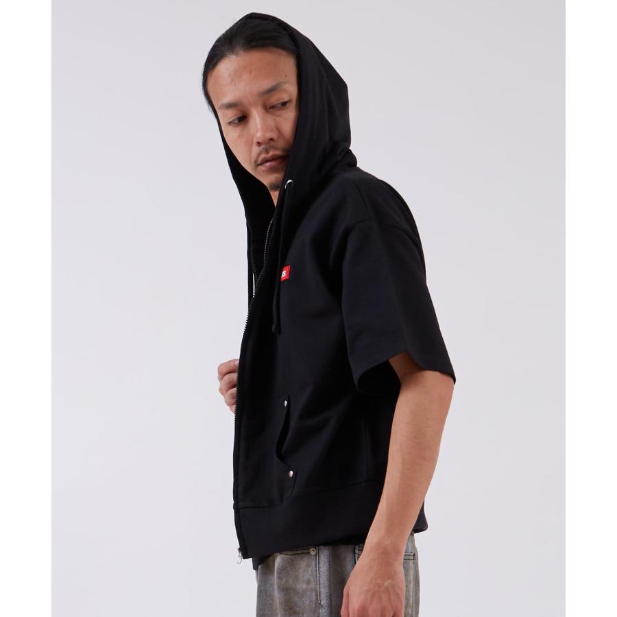 半袖シャツ メンズ サイドウェイスタンス ビッグシルエット 裏毛 カットソー 半袖T アメカジ カジュアル スケーター ストリート 古着MIX 韓国ファッション | improves | 05