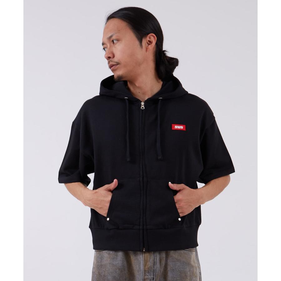 半袖シャツ メンズ サイドウェイスタンス ビッグシルエット 裏毛 カットソー 半袖T アメカジ カジュアル スケーター ストリート 古着MIX 韓国ファッション | improves | 07