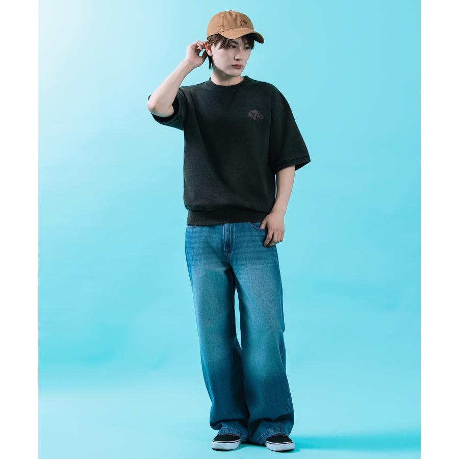 半袖シャツ メンズ サイドウェイスタンス スウェット ピグメント 裏毛 カットソー 半袖T アメカジ カジュアル スケーター ストリート 古着MIX 韓国ファッション | improves | 07