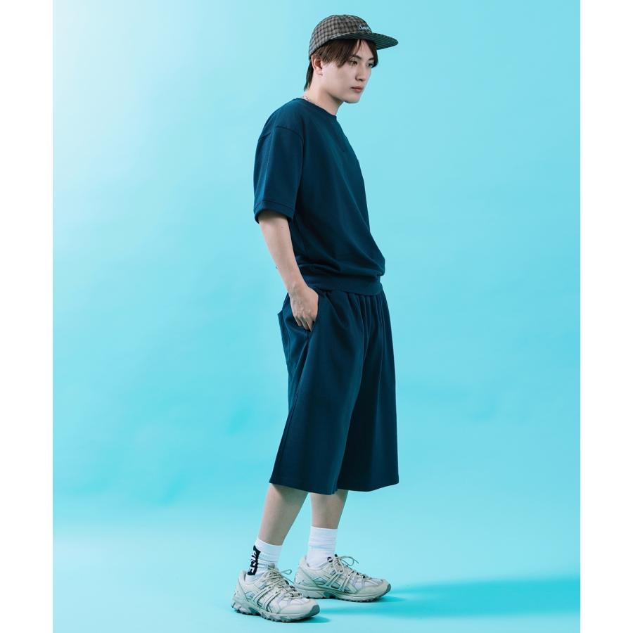 ショートパンツ メンズ SIDEWAY STANCE スウェット スエードポンチ ワイド ショーツ アメカジ カジュアル スケーター ストリート 古着MIX 韓国ファッション | improves | 17