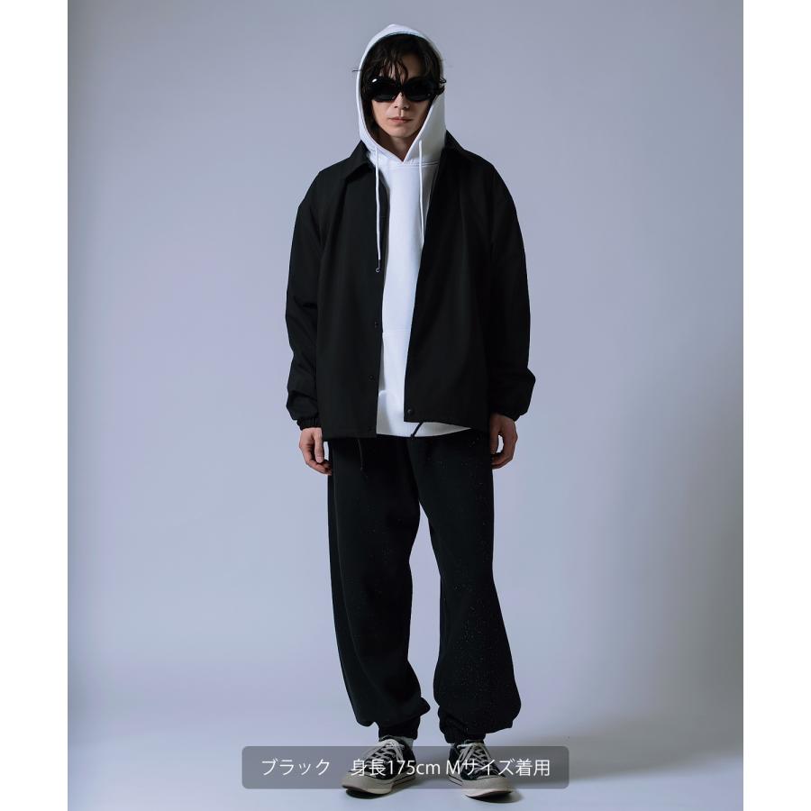 コーチジャケット メンズ レディース ライトアウター ブルゾン ジャンパー マット 質感 無地 オーバーサイズ ストリート 韓国ファッション | improves | 07