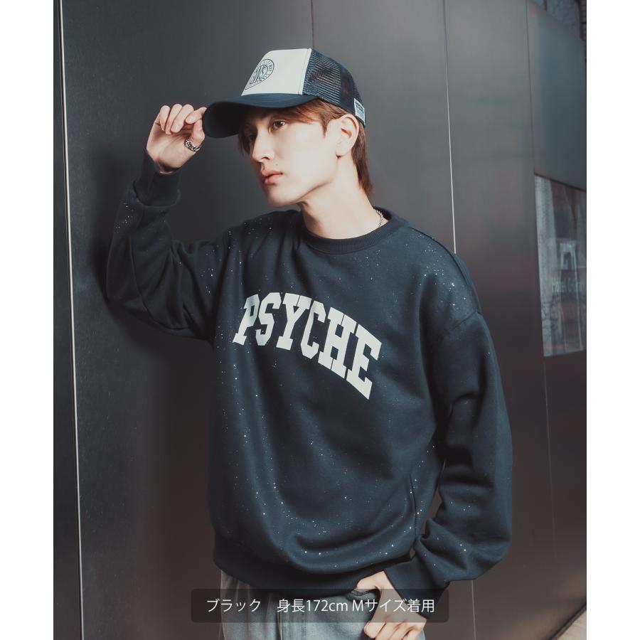 トレーナー メンズ SIDEWAY STANCE サイドウェイスタンス 裏起毛 カレッジロゴ 大きめ アメカジ カジュアル スケーター ストリート 古着MIX 韓国ファッション | improves | 04