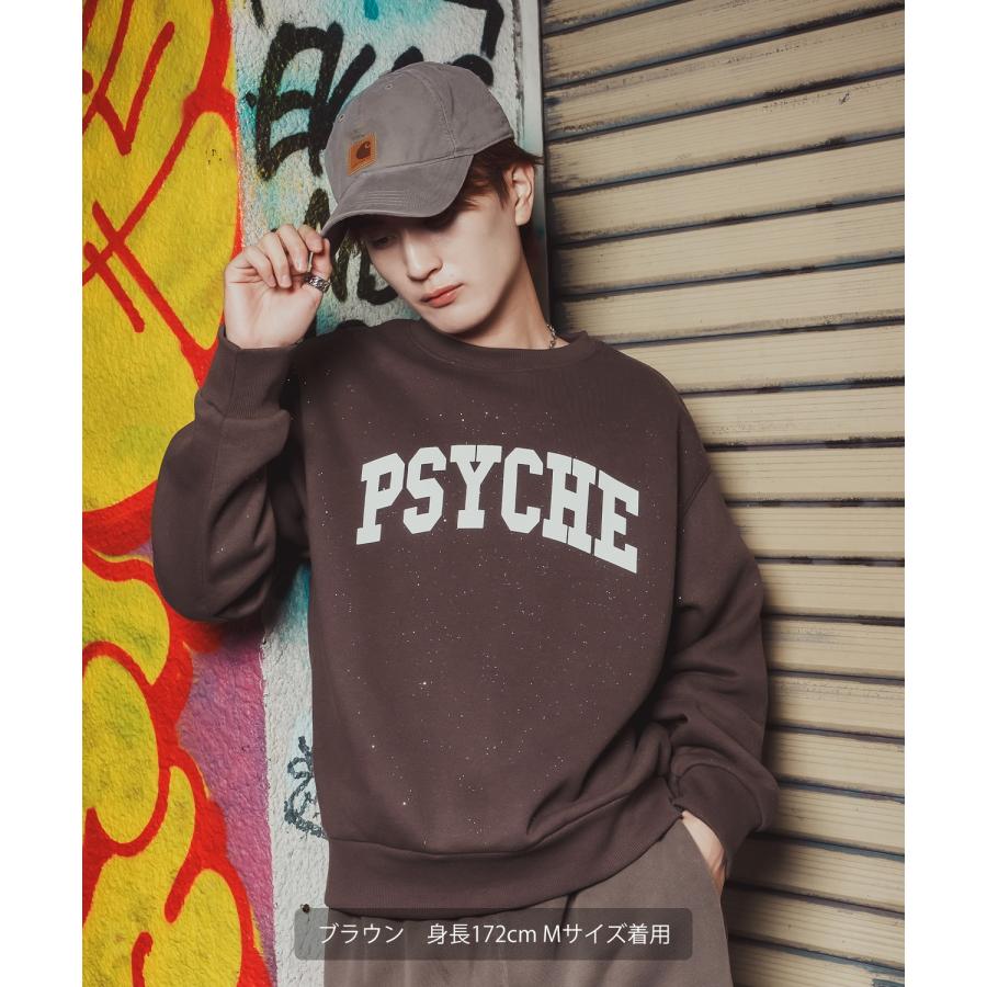 トレーナー メンズ SIDEWAY STANCE サイドウェイスタンス 裏起毛 カレッジロゴ 大きめ アメカジ カジュアル スケーター ストリート 古着MIX 韓国ファッション | improves | 10