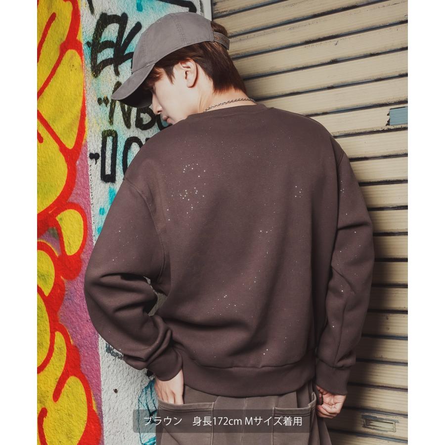 トレーナー メンズ SIDEWAY STANCE サイドウェイスタンス 裏起毛 カレッジロゴ 大きめ アメカジ カジュアル スケーター ストリート 古着MIX 韓国ファッション | improves | 11