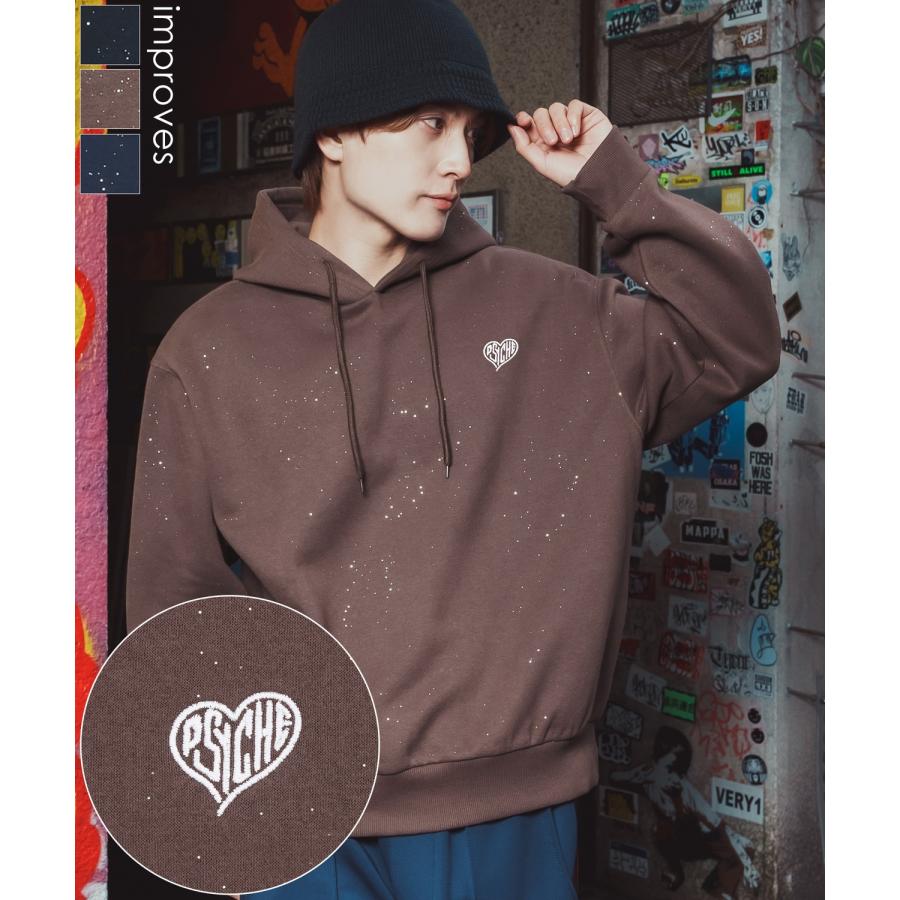 パーカー メンズ SIDEWAY STANCE サイドウェイスタンス 裏起毛 スウェット プルオーバー フーディー 大きめ アメカジ カジュアル スケーター ストリート 古着MIX | improves