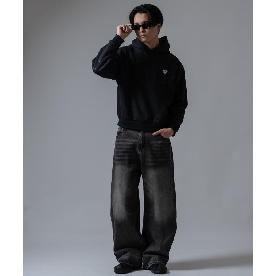パーカー メンズ SIDEWAY STANCE サイドウェイスタンス 裏起毛 スウェット プルオーバー フーディー 大きめ アメカジ カジュアル スケーター ストリート 古着MIX | improves | 12