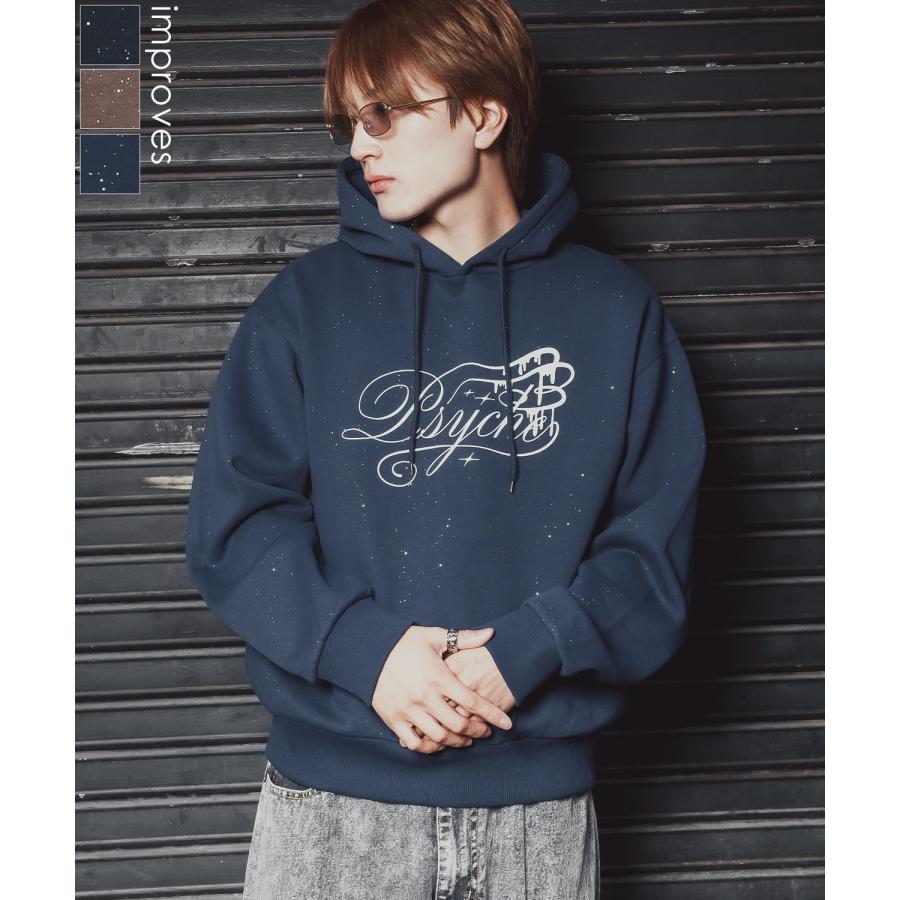 パーカー メンズ SIDEWAY STANCE サイドウェイスタンス 裏起毛 スウェット プルオーバー フーディー 大きめ アメカジ カジュアル スケーター ストリート 古着MIX | improves