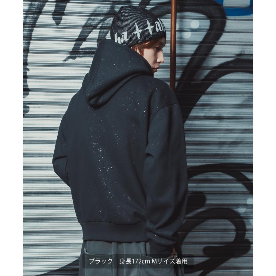 パーカー メンズ SIDEWAY STANCE サイドウェイスタンス 裏起毛 スウェット プルオーバー フーディー 大きめ アメカジ カジュアル スケーター ストリート 古着MIX | improves | 15