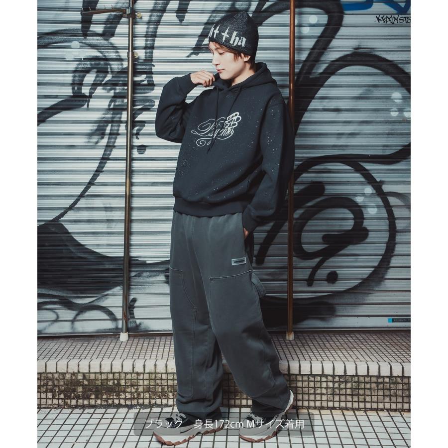 パーカー メンズ SIDEWAY STANCE サイドウェイスタンス 裏起毛 スウェット プルオーバー フーディー 大きめ アメカジ カジュアル スケーター ストリート 古着MIX | improves | 16