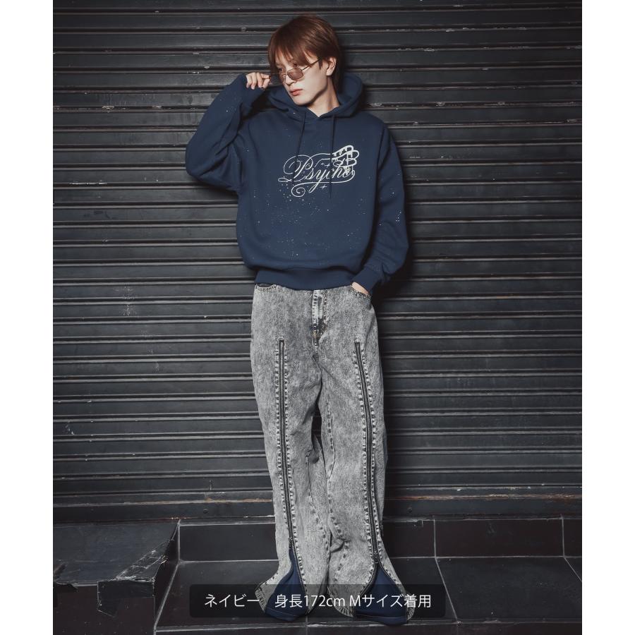 パーカー メンズ SIDEWAY STANCE サイドウェイスタンス 裏起毛 スウェット プルオーバー フーディー 大きめ アメカジ カジュアル スケーター ストリート 古着MIX | improves | 06