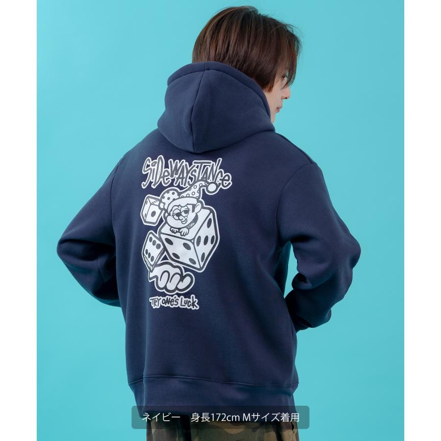 プルオーバーパーカー メンズ ダイス 裏起毛 プルパーカー レディース グラフィック プリント フーディー オーバーサイズ ストリート スケーター アメカジ | improves | 13