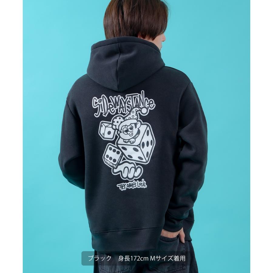 プルオーバーパーカー メンズ ダイス 裏起毛 プルパーカー レディース グラフィック プリント フーディー オーバーサイズ ストリート スケーター アメカジ | improves | 08