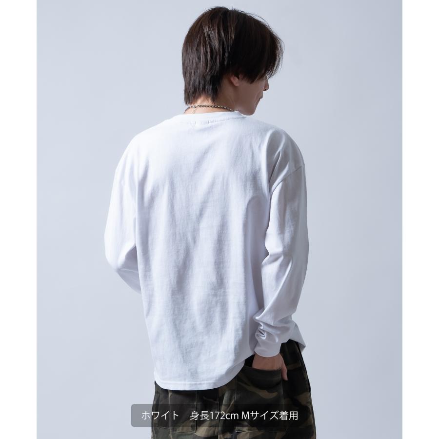 長袖Tシャツ メンズ クロス ロンT 十字架 サイドウェイスタンス SIDEWAY STANCE ビッグシルエット オーバーサイズ ストリート ゴシック 古着MIX | improves | 10