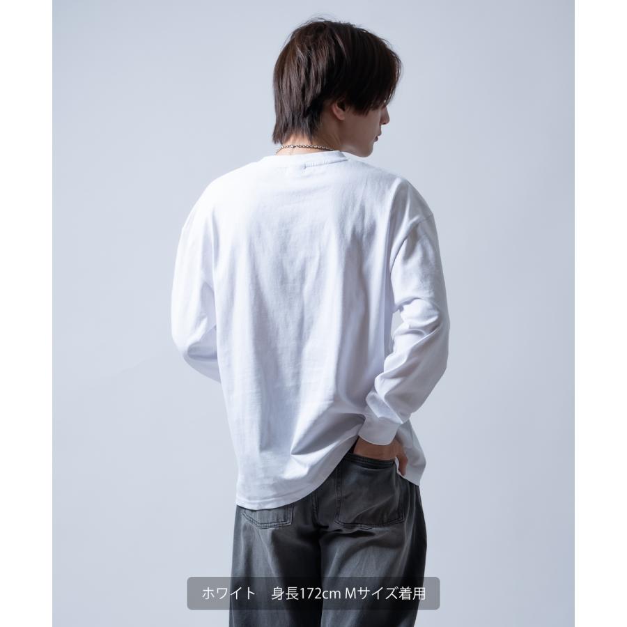 長袖Tシャツ メンズ スカル ロンT SIDEWAY STANCE サイドウェイスタンス 骸骨 ドクロ ビッグシルエット ストリート ロック グランジ 古着MIX | improves | 11