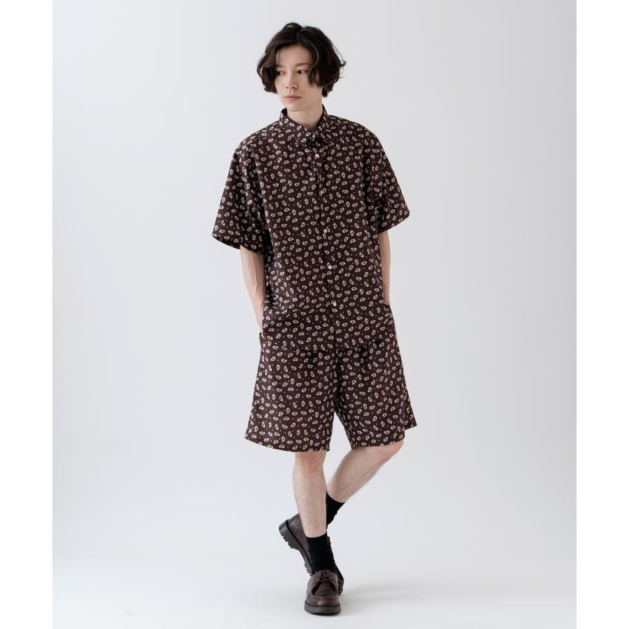 半袖シャツ メンズ SIDEWAY STANCE サイドウェイスタンス 柄シャツ 総柄 ユニセックス カジュアル スケーター ストリート 古着MIX 韓国 | improves | 13