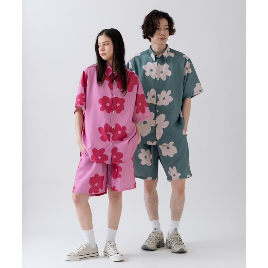 ショートパンツ メンズ  SIDEWAY STANCE サイドウェイスタンス 総柄 イージーパンツ ユニセックス カジュアル スケーター ストリート 古着MIX | improves | 17