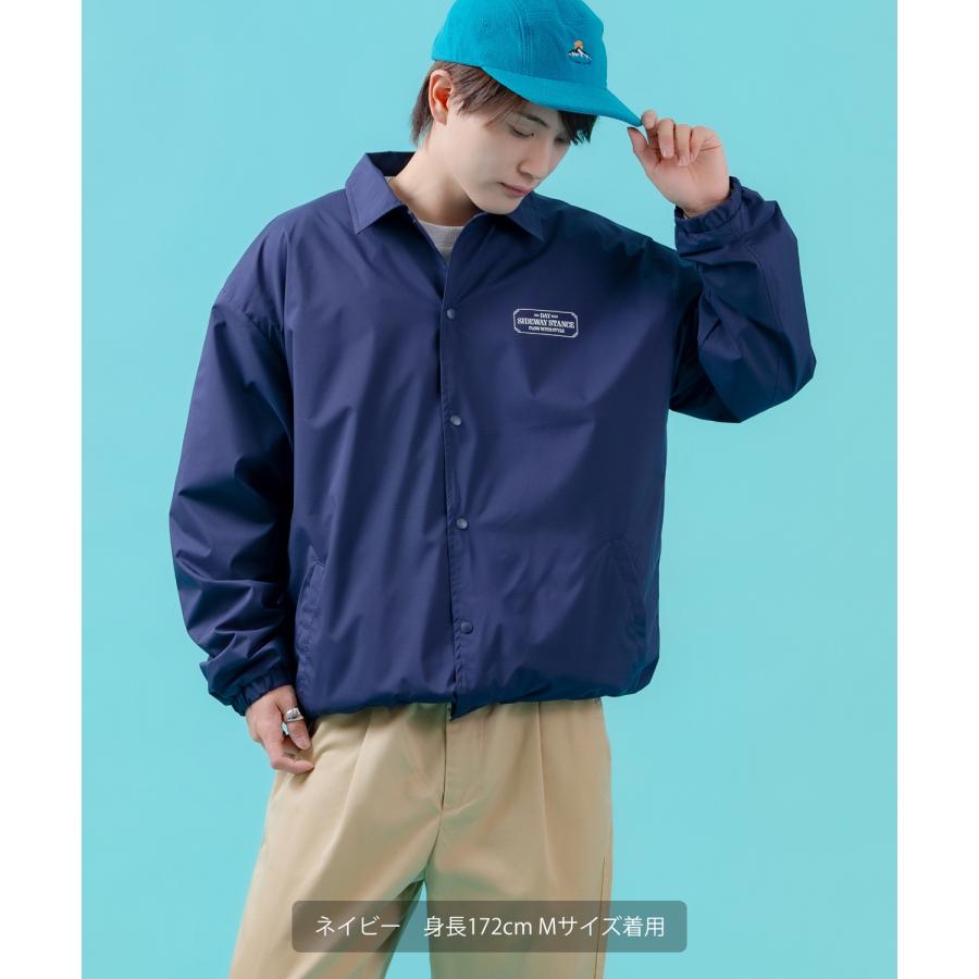 コーチジャケット メンズ SIDEWAY STANCE サイドウェイスタンス ナイロン  アメカジ スケーター ストリート 古着MIX 韓国ファッション ブラック ネイビー | improves | 15