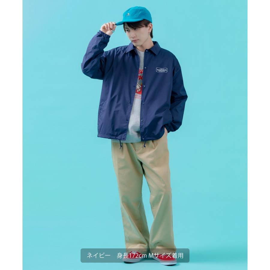 コーチジャケット メンズ SIDEWAY STANCE サイドウェイスタンス ナイロン  アメカジ スケーター ストリート 古着MIX 韓国ファッション ブラック ネイビー | improves | 16