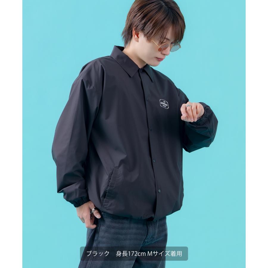 コーチジャケット メンズ SIDEWAY STANCE サイドウェイスタンス ナイロン  アメカジ スケーター ストリート 古着MIX 韓国ファッション ブラック ネイビー | improves | 07
