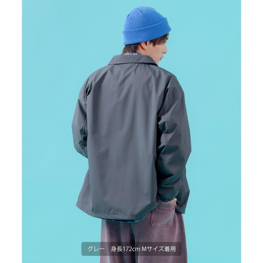 コーチジャケット メンズ SIDEWAY STANCE サイドウェイスタンス ナイロン  アメカジ スケーター ストリート 古着MIX 韓国ファッション ブラック ライトグレー | improves | 13