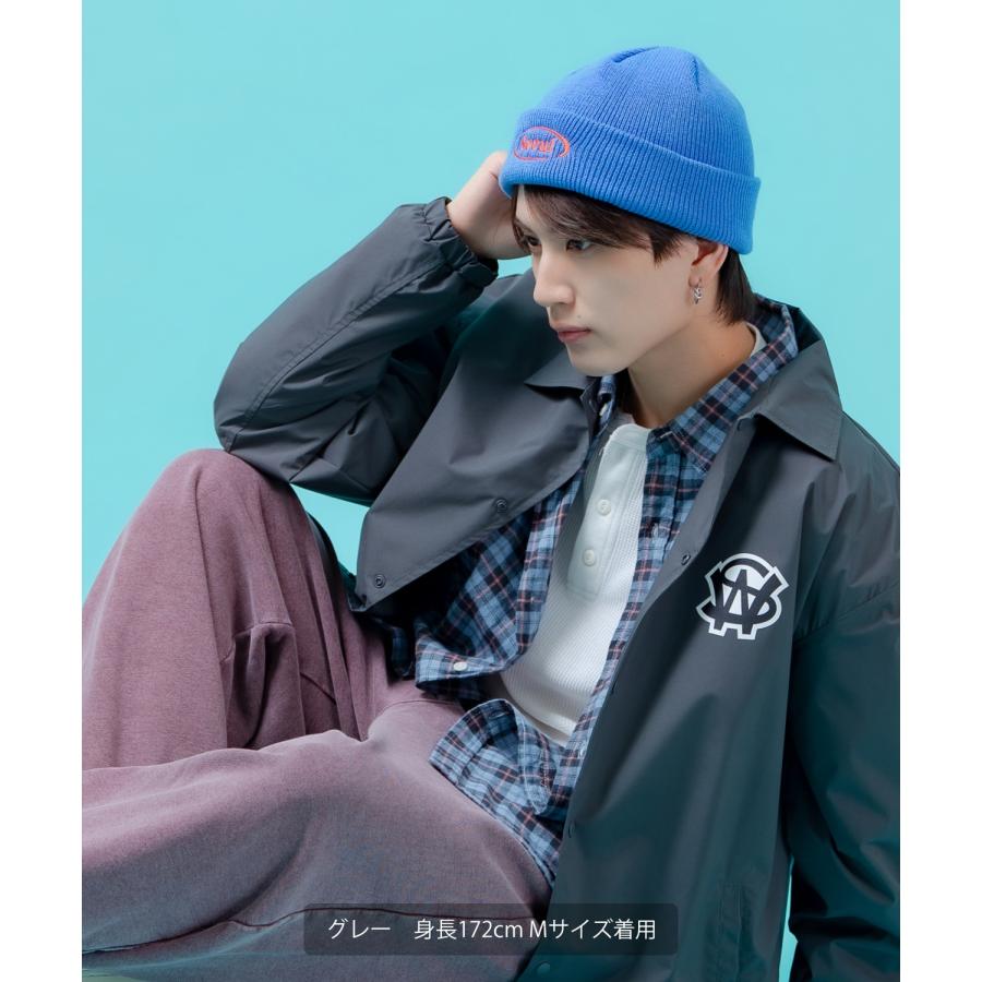 コーチジャケット メンズ SIDEWAY STANCE サイドウェイスタンス ナイロン  アメカジ スケーター ストリート 古着MIX 韓国ファッション ブラック ライトグレー | improves | 17