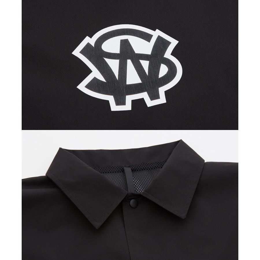 コーチジャケット メンズ SIDEWAY STANCE サイドウェイスタンス ナイロン  アメカジ スケーター ストリート 古着MIX 韓国ファッション ブラック ライトグレー | improves | 19