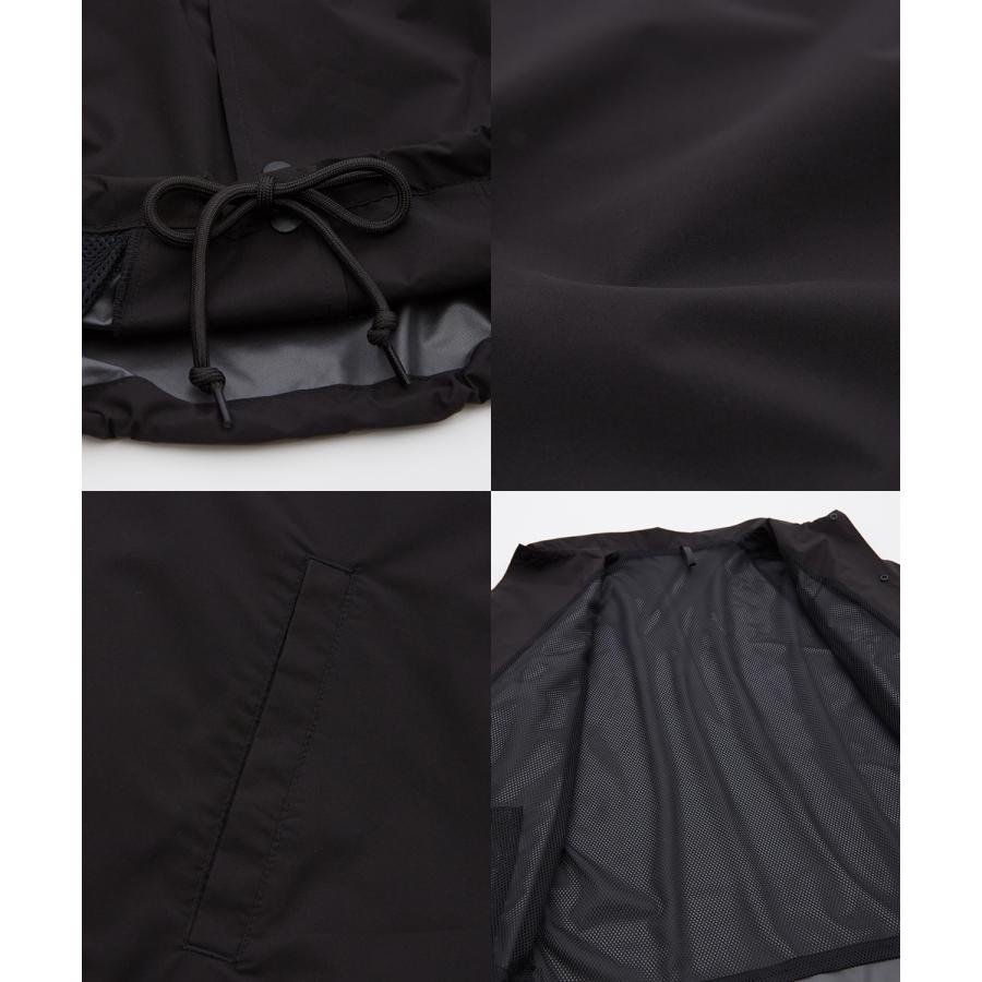 コーチジャケット メンズ SIDEWAY STANCE サイドウェイスタンス ナイロン  アメカジ スケーター ストリート 古着MIX 韓国ファッション ブラック ライトグレー | improves | 21