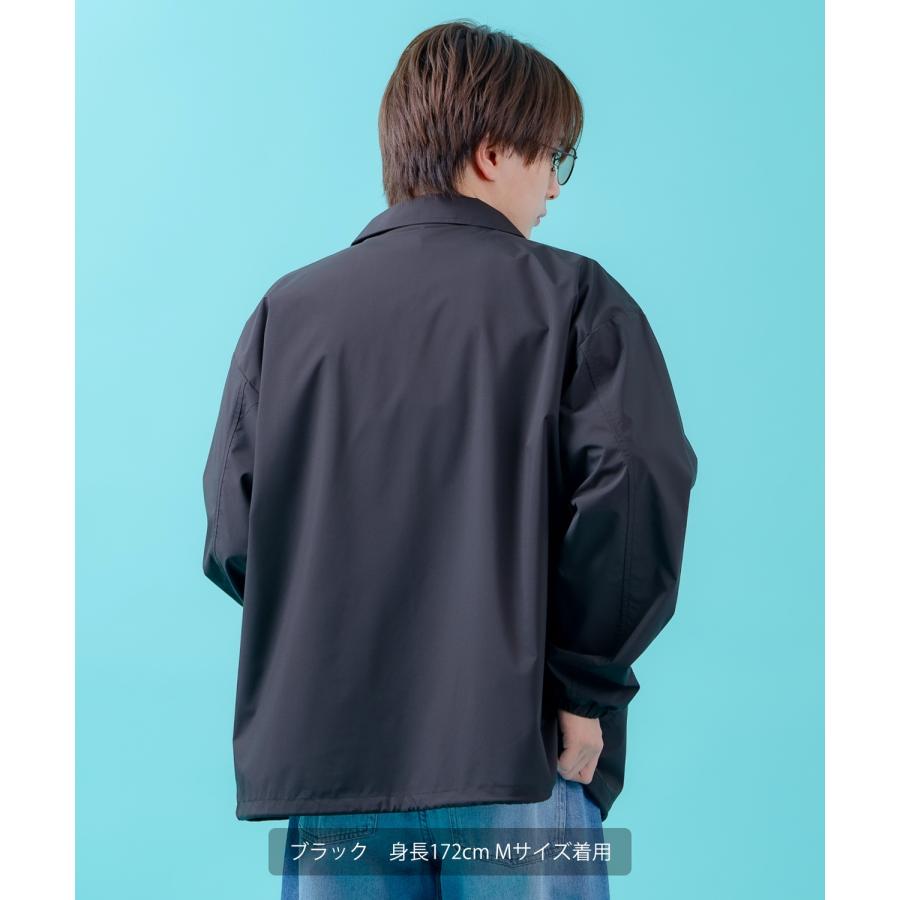 コーチジャケット メンズ SIDEWAY STANCE サイドウェイスタンス ナイロン  アメカジ スケーター ストリート 古着MIX 韓国ファッション ブラック ライトグレー | improves | 06
