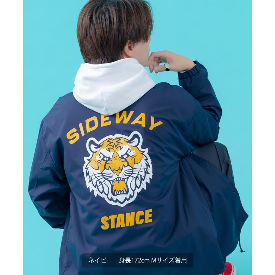 コーチジャケット メンズ SIDEWAY STANCE サイドウェイスタンス ナイロン  アメカジ スケーター ストリート 古着MIX 韓国ファッション ブラック ネイビー | improves | 15