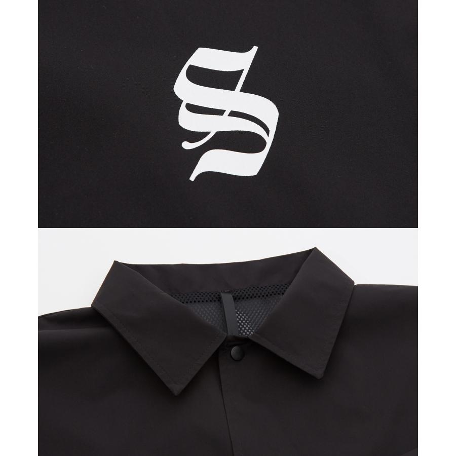 コーチジャケット メンズ SIDEWAY STANCE サイドウェイスタンス ナイロン  アメカジ スケーター ストリート 古着MIX 韓国ファッション ブラック ネイビー | improves | 18